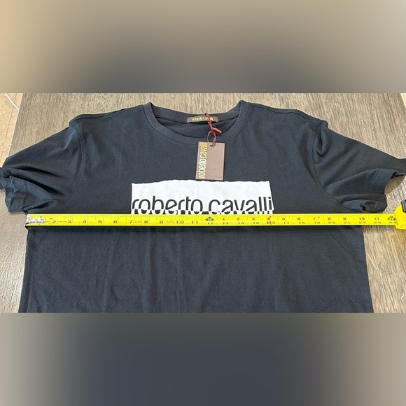 1679- Roberto Cavalli XL Men's T-Shirt Short Sleeve NWT - Picture 9 of 10